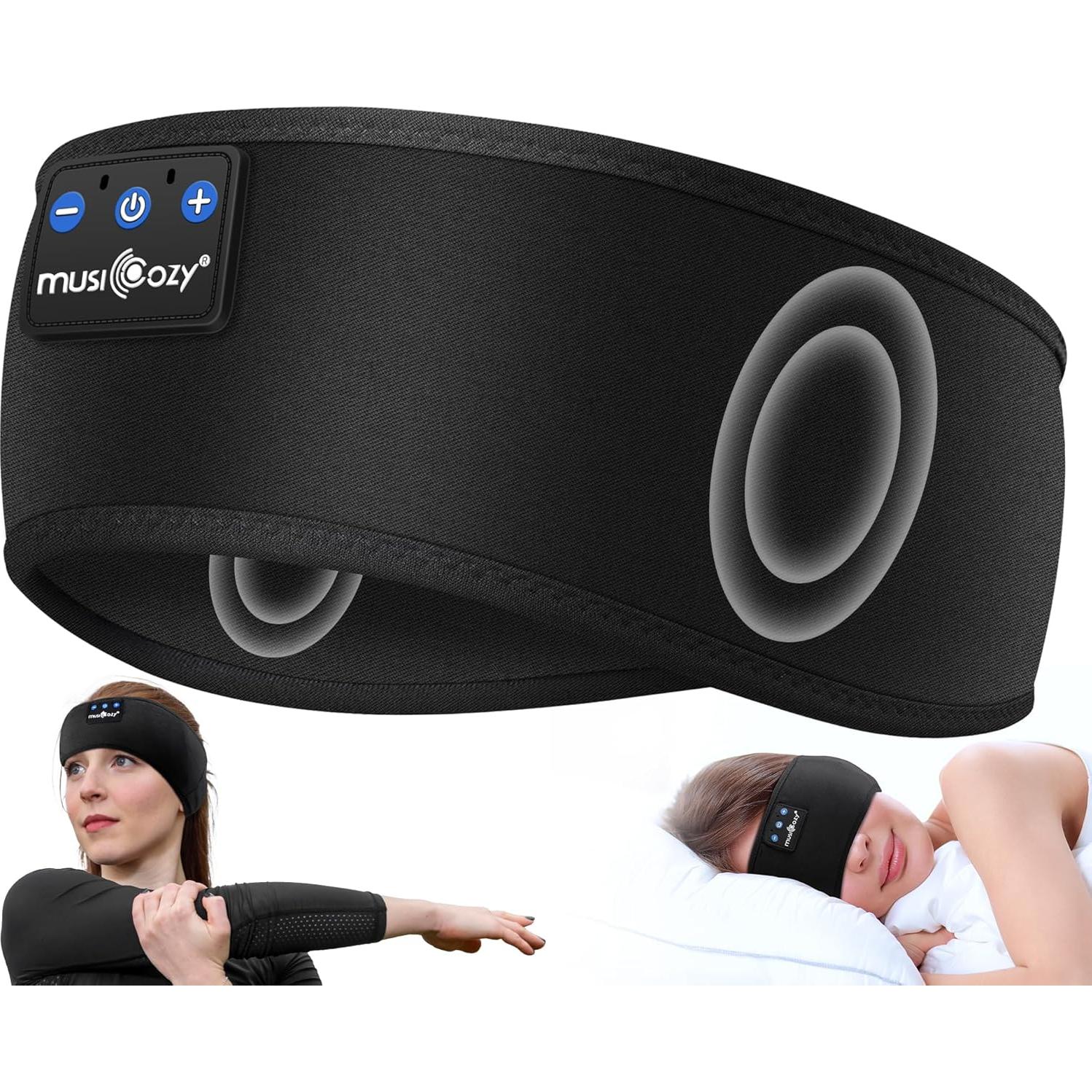 Auriculares Bluetooth MUSICOZY Banda para Dormir 14h Batería