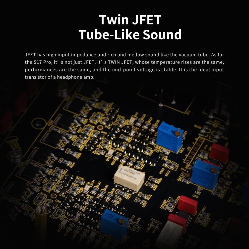 Amplificador de Auriculares Aune S17 Pro Clase A Plata 7.5W