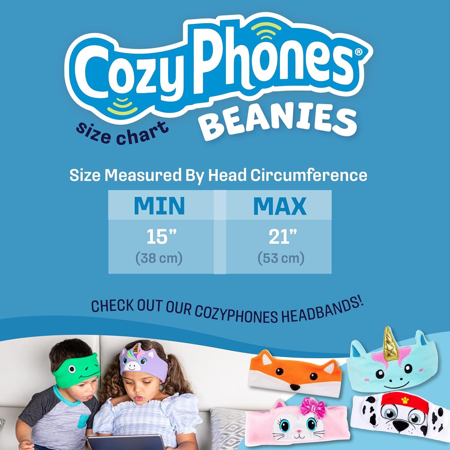 Gorro Bluetooth Inalámbrico CozyPhones para Niños Rana Azul