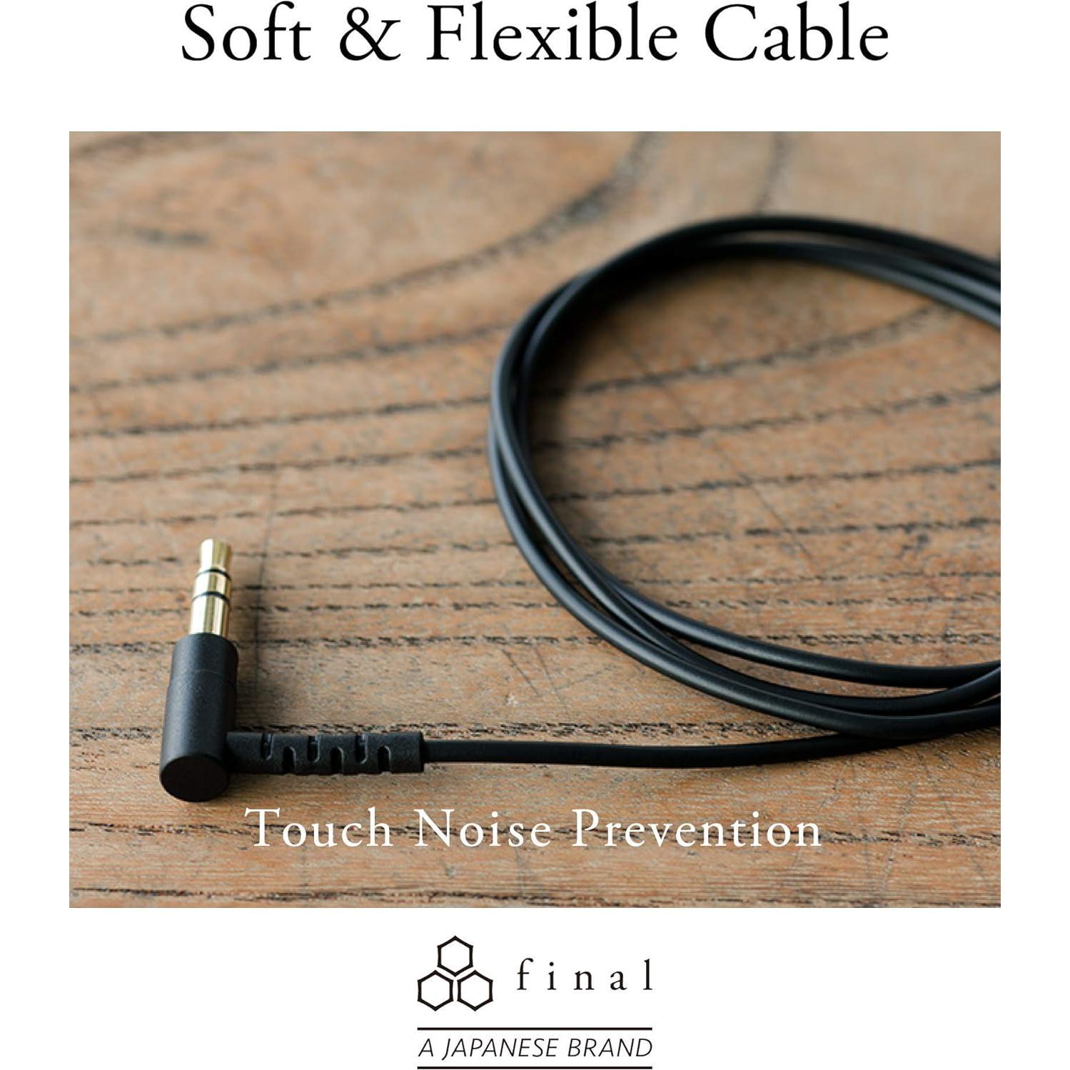 Auriculares in-ear Final E2000 FI-E2DALS plata mate 1.2m