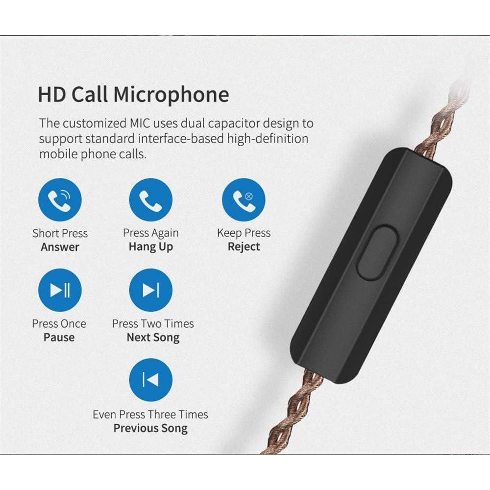 Auriculares KZ ZSN Pro In-Ear HiFi Estéreo con Micrófono Azul