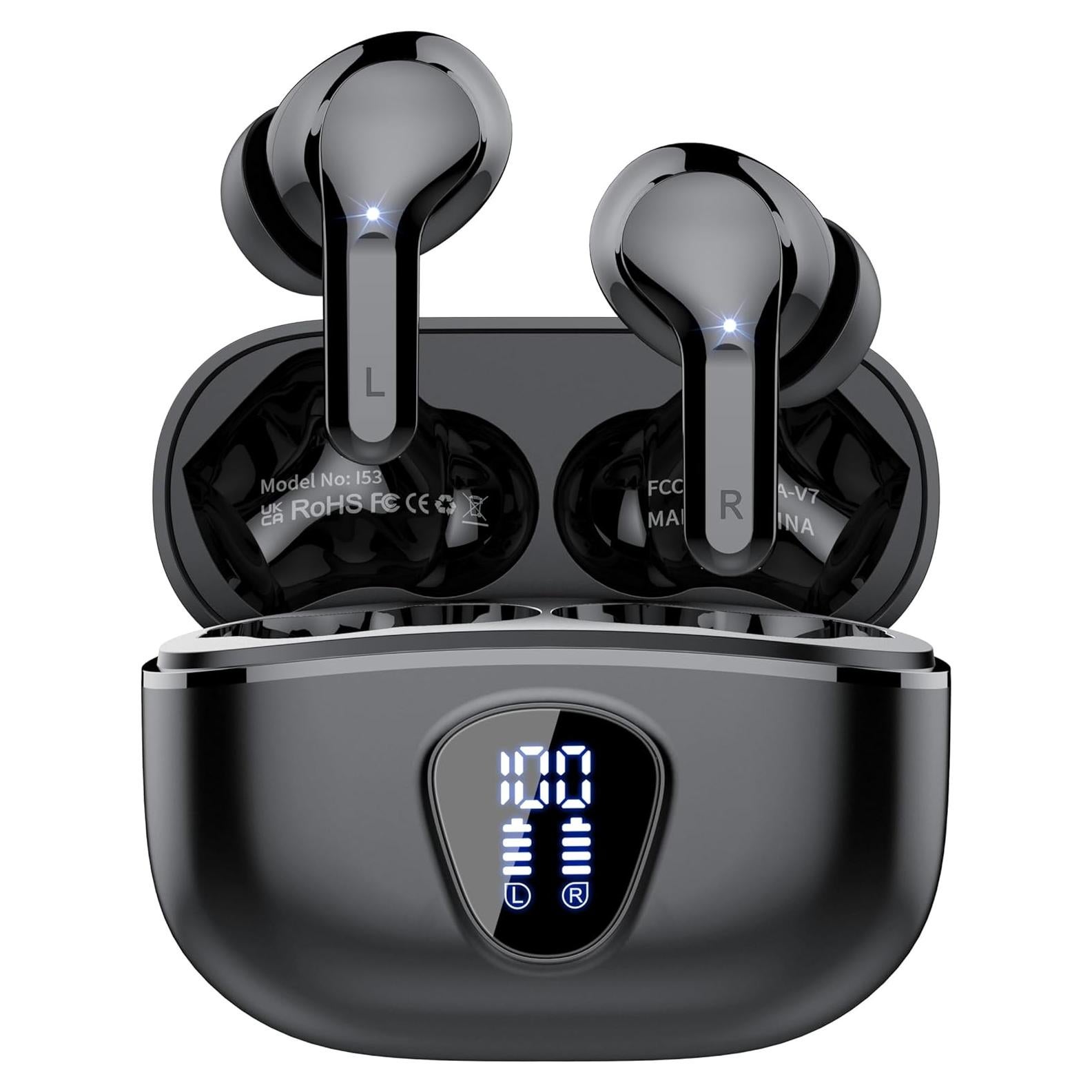 Auriculares Inalámbricos BESNOOW I53 Bluetooth 5.3 HiFi 48H