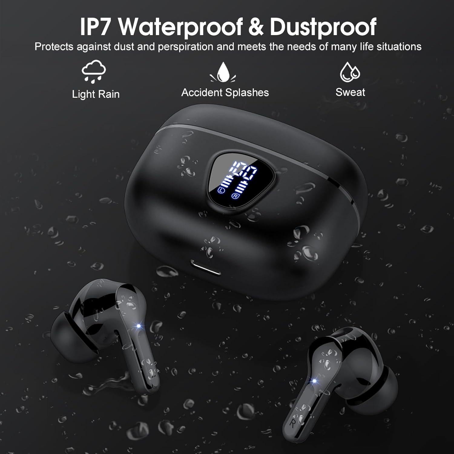Auriculares Inalámbricos BESNOOW I53 Bluetooth 5.3 HiFi 48H