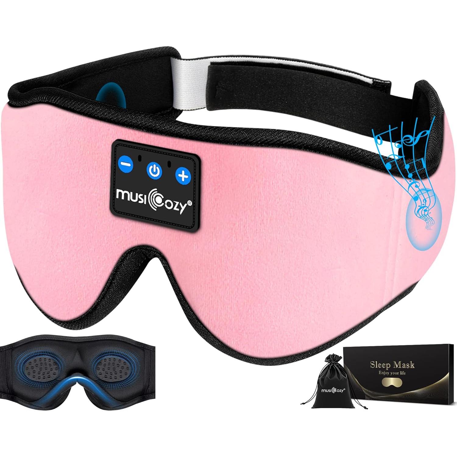 Auriculares para Dormir Bluetooth MUSICOZY Banda Cabeza 3D