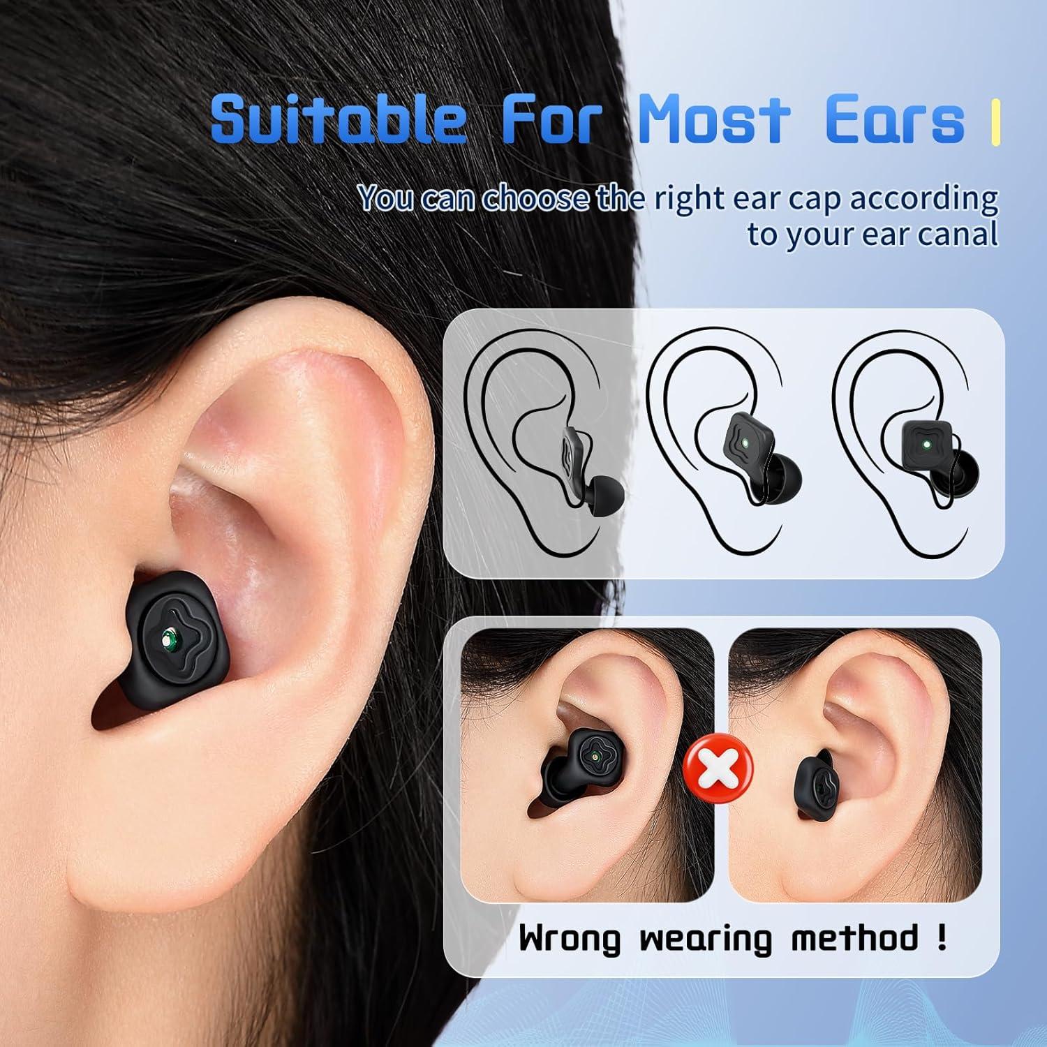 Tapones para oídos Yukezer con cancelación de ruido 45 dB