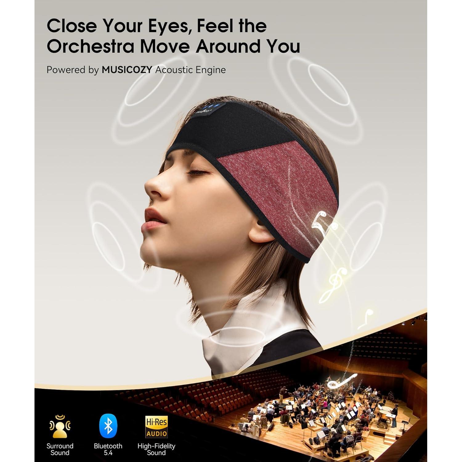 Auriculares Inalámbricos para Dormir MUSICOZY Bluetooth 5.2