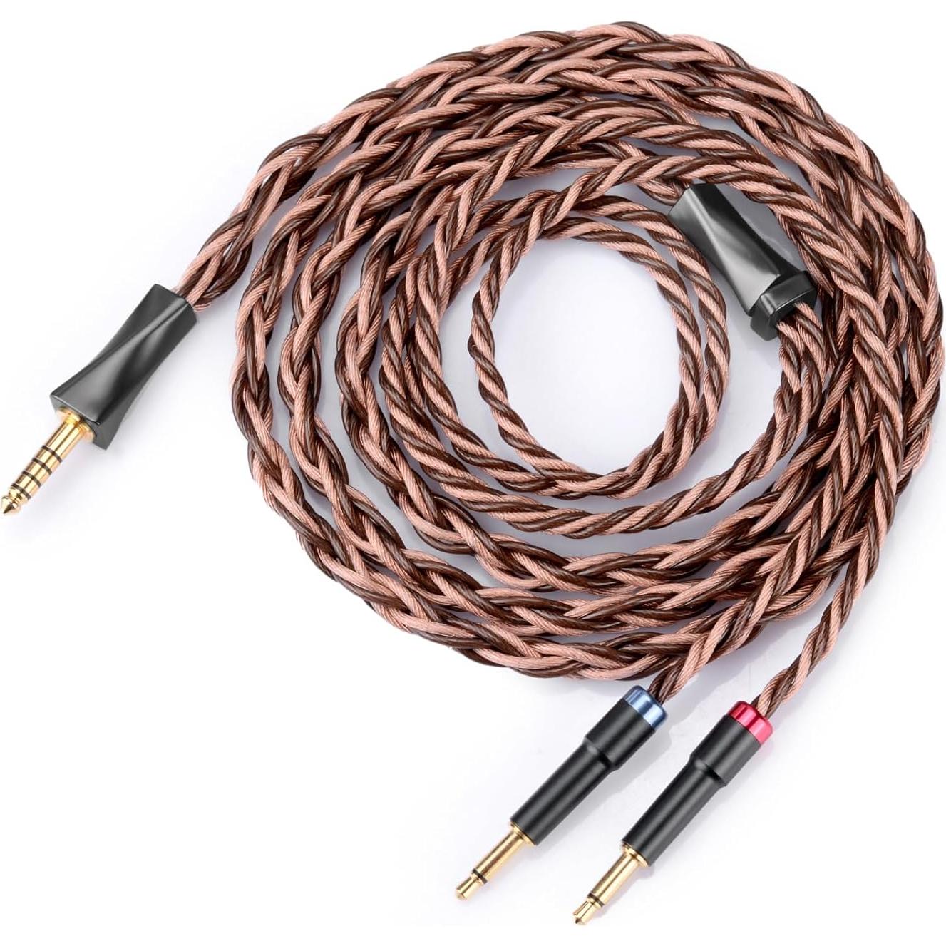 Cable de Cobre Alemán 8N FAAEAL 1.5m para Auriculares HiFi