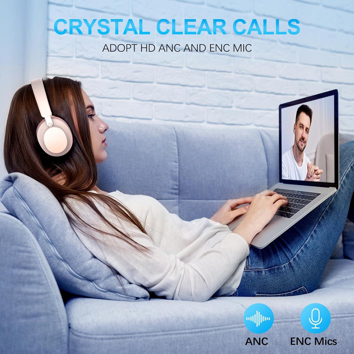 Auriculares Inalámbricos Bluetooth TSYUCXH T10 con ANC 60h