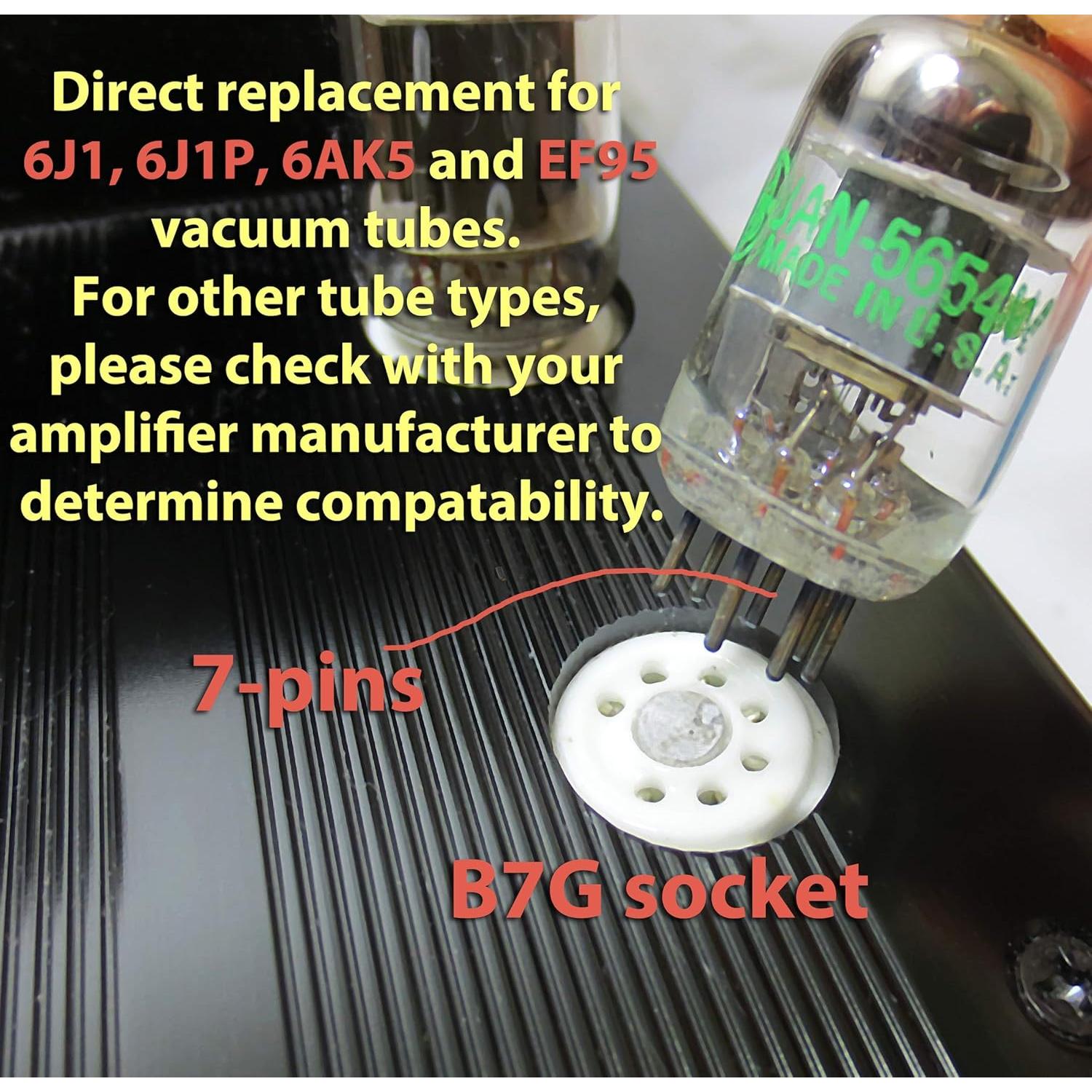 Par de tubos de vacío JAN 5654W Riverstone Audio - Grado Platino