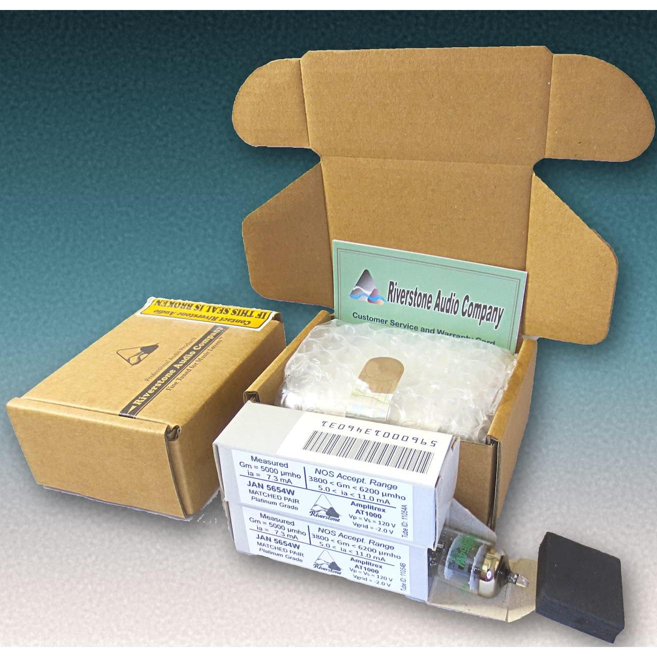 Par de tubos de vacío JAN 5654W Riverstone Audio - Grado Platino