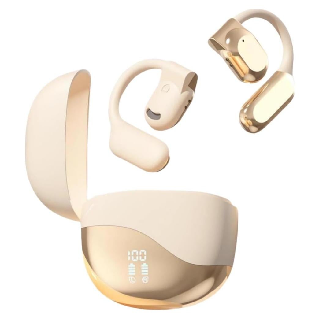 Auriculares Inalámbricos Fenpos M62 HiFi IPX5 58 Horas Amarillo