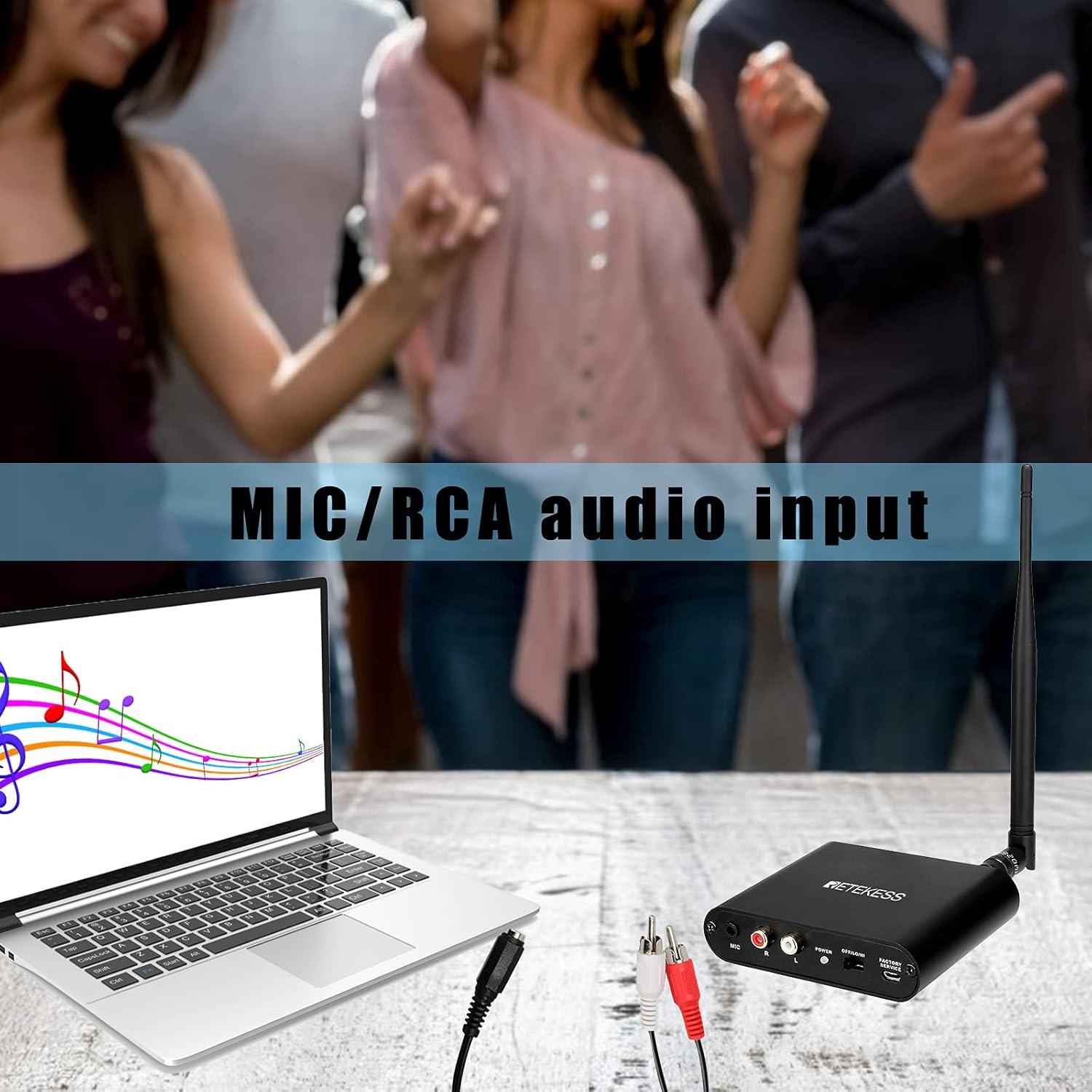 Auriculares Inalámbricos Retekess TA003 con Transmisor LED 300m