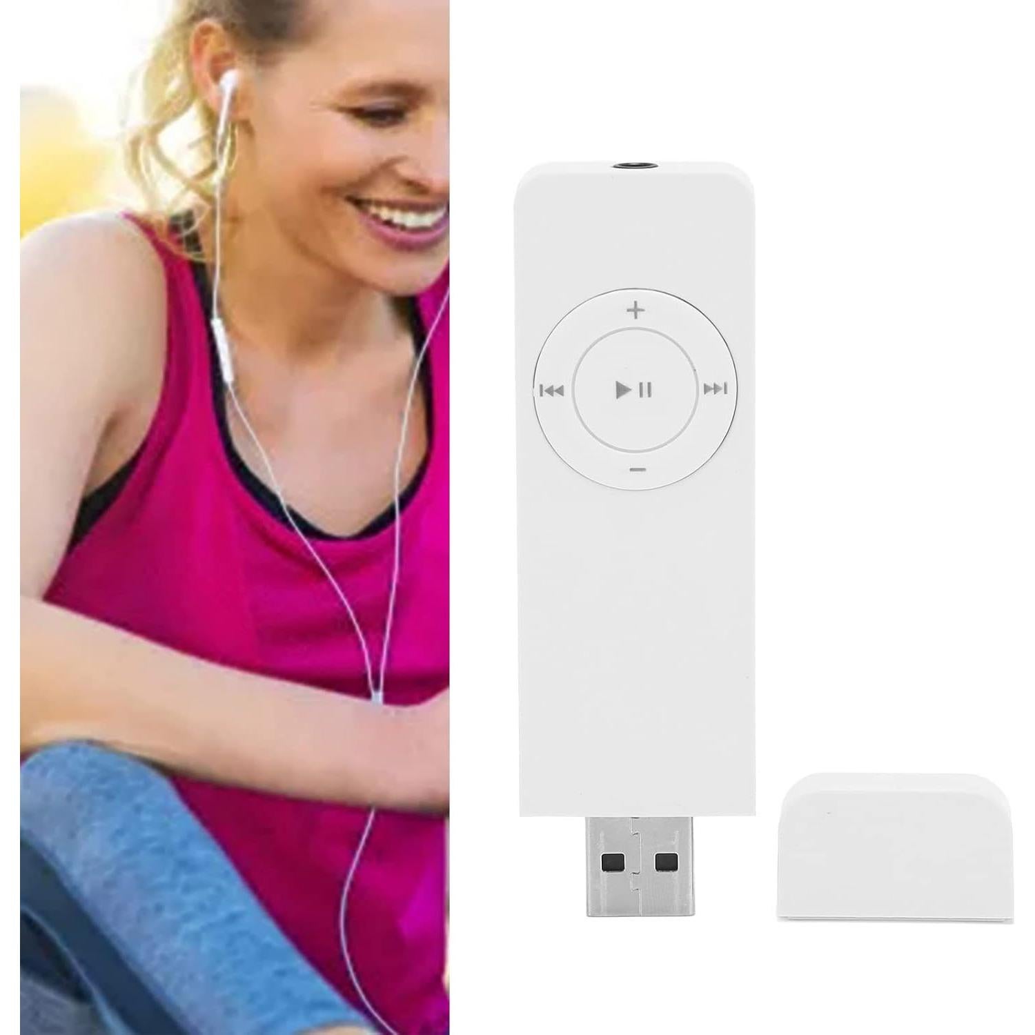 Reproductor MP3 Portátil ASHATA 64GB Sonido HiFi Blanco