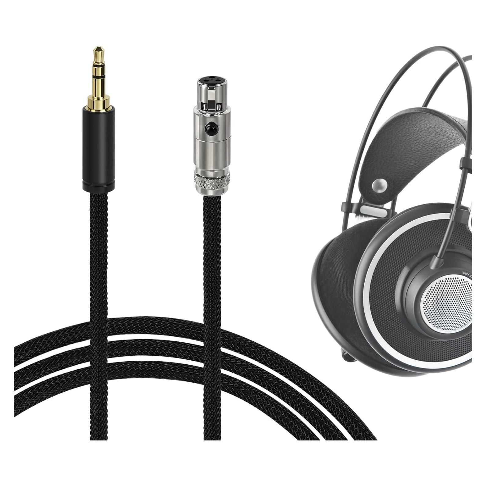 Cable de Audio GEEKRIA Apollo 1.5m Nylon Trenzado XLR 3.5mm