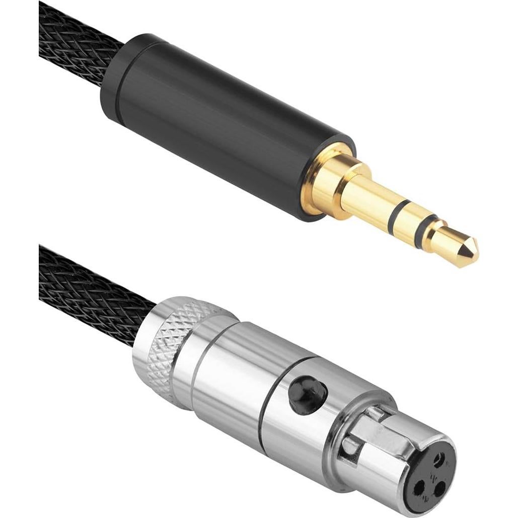 Cable de Audio GEEKRIA Apollo 1.5m Nylon Trenzado XLR 3.5mm