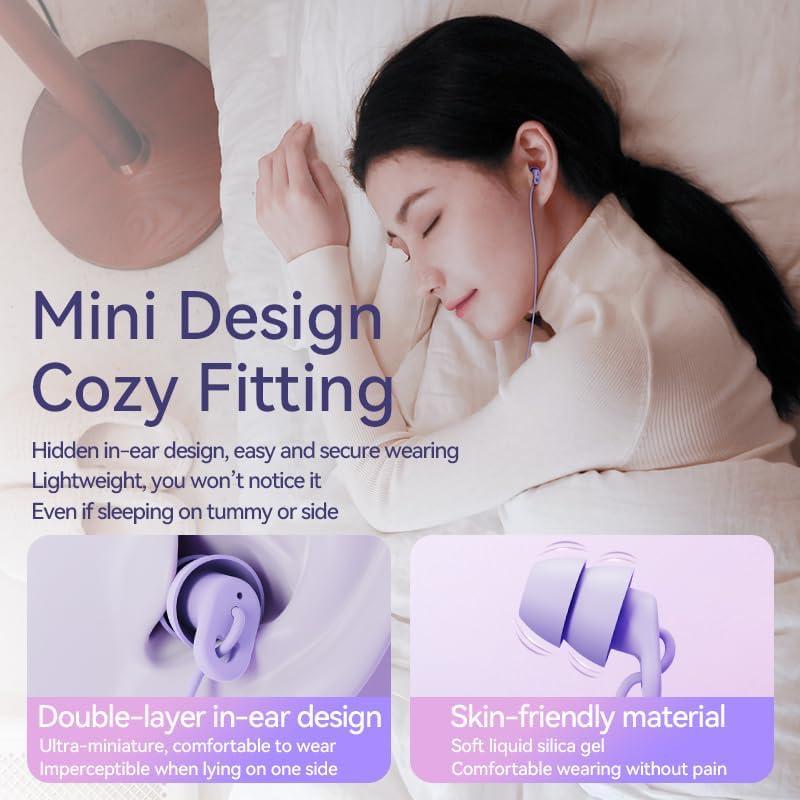 Auriculares para dormir Uforest con aislamiento de ruido negro