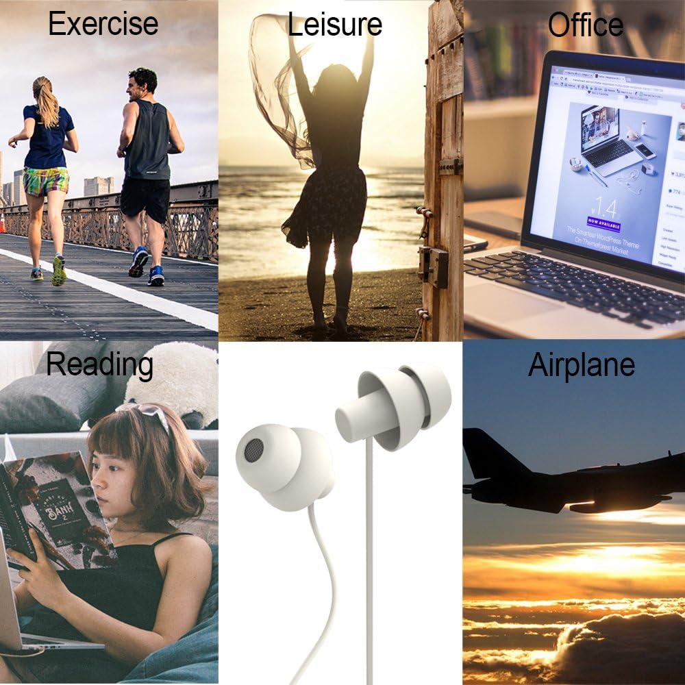 Auriculares Intrauditivos MAXROCK Silicona Suave 3.5mm Blanco