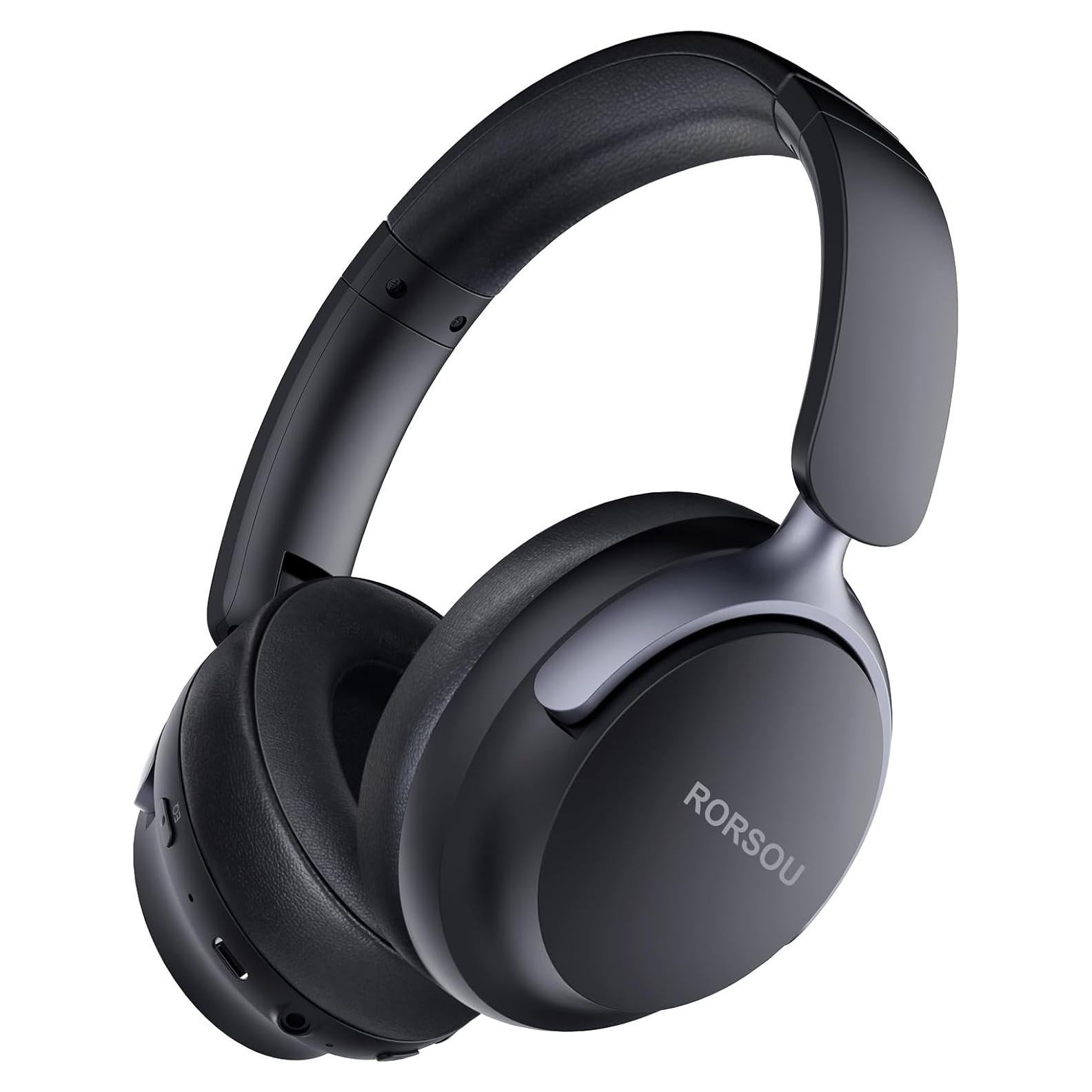 Auriculares Bluetooth RORSOU B8 HiFi 50h Negro Espacial