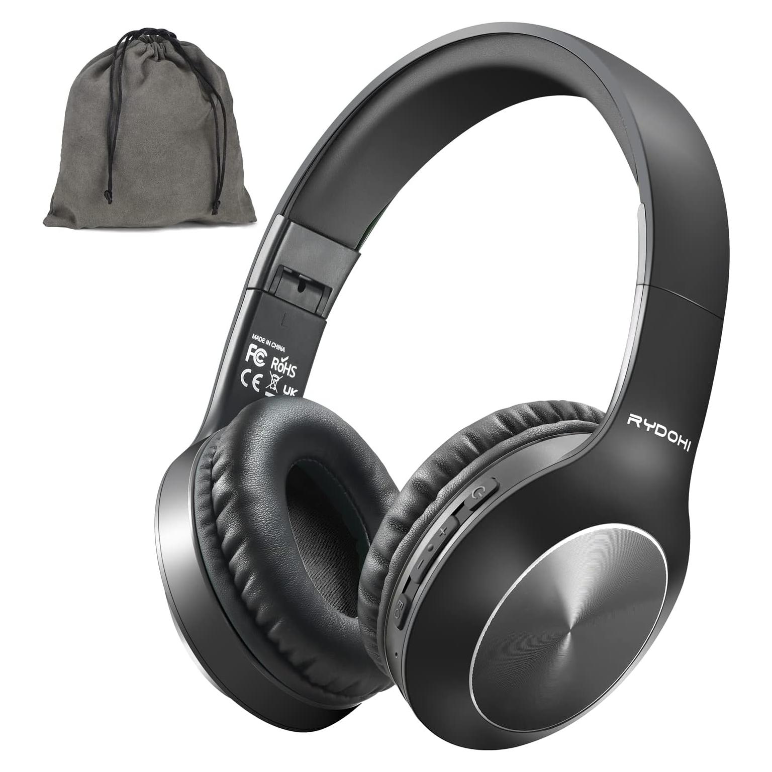 Auriculares Bluetooth Rydohi R916 Plegables 68H EQ Negro