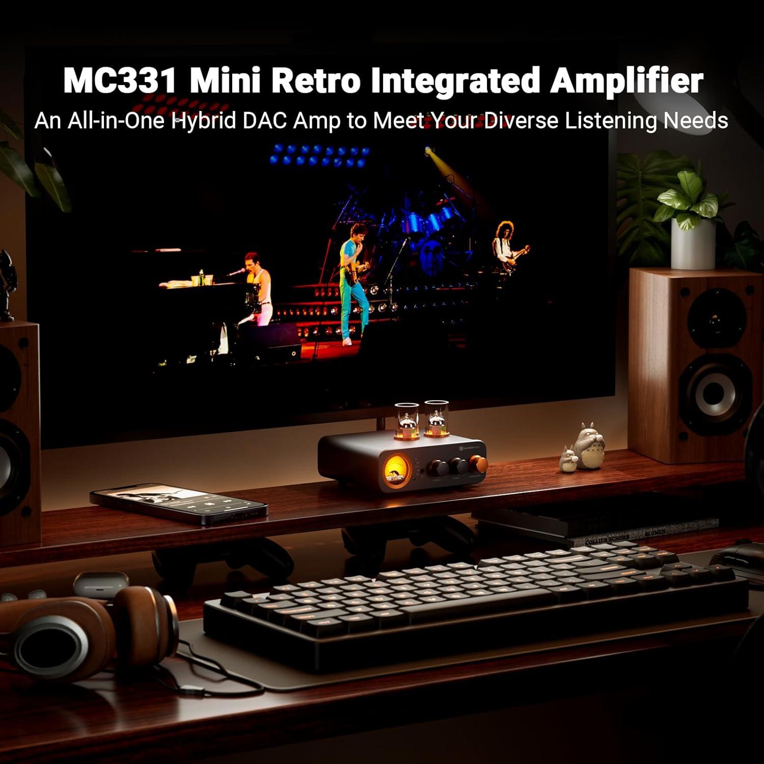 Amplificador Integrado Fosi Audio MC331 con DAC y Bluetooth