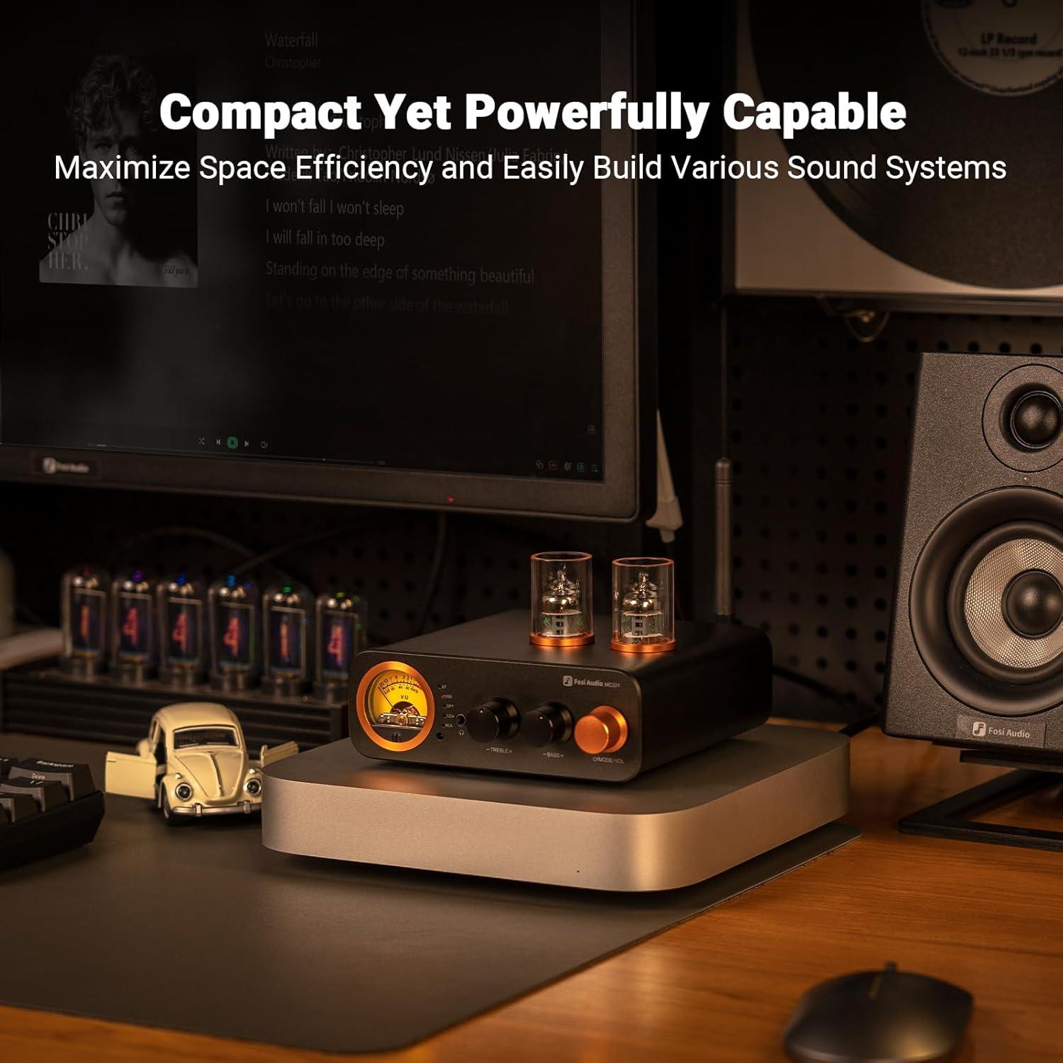 Amplificador Integrado Fosi Audio MC331 con DAC y Bluetooth