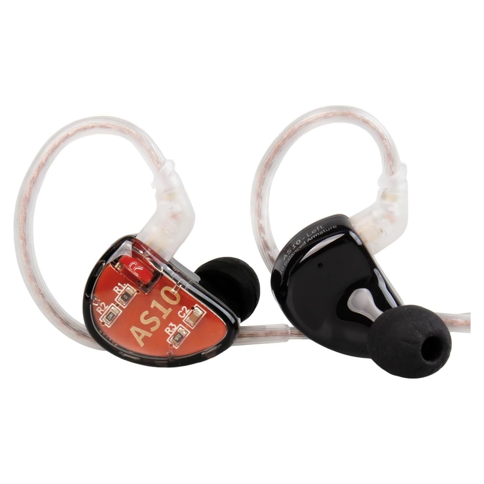 Auriculares KZ AS10 HiFi In Ear Monitor 5BA Desmontables Negro
