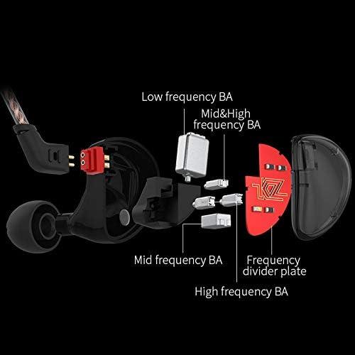 Auriculares KZ AS10 HiFi In Ear Monitor 5BA Desmontables Negro