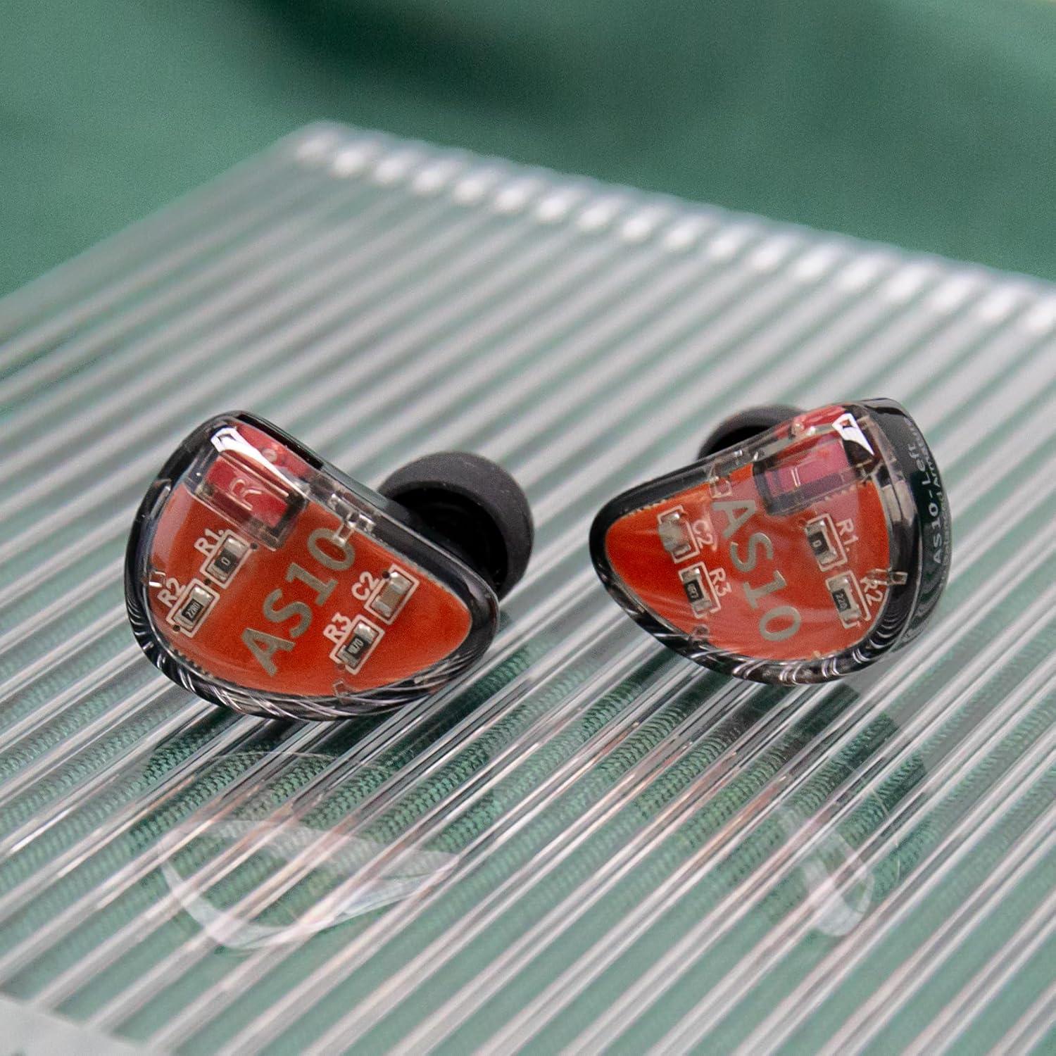 Auriculares KZ AS10 HiFi In Ear Monitor 5BA Desmontables Negro