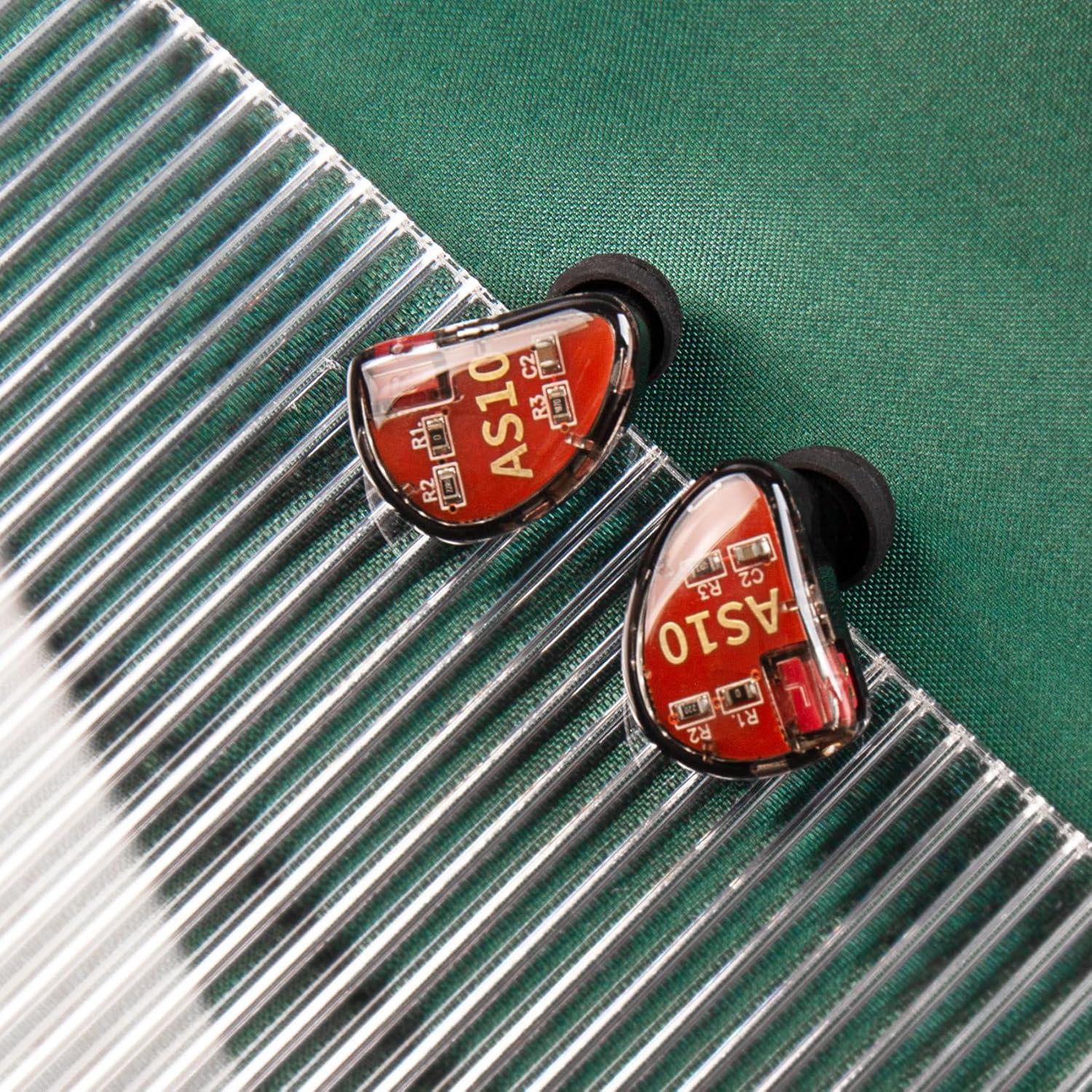 Auriculares KZ AS10 HiFi In Ear Monitor 5BA Desmontables Negro