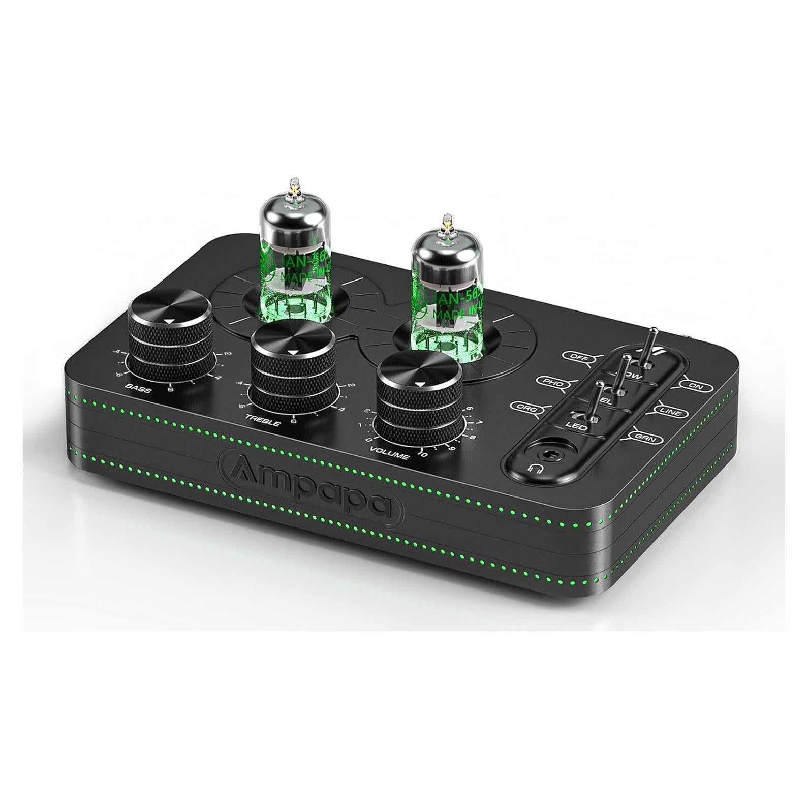 Preamplificador de Fono Ampapa A1 para Tocadiscos MM Hi-Fi