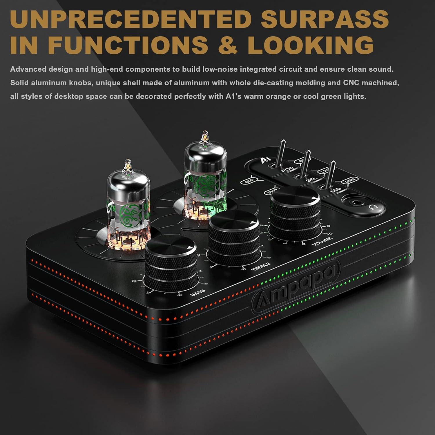 Preamplificador de Fono Ampapa A1 para Tocadiscos MM Hi-Fi