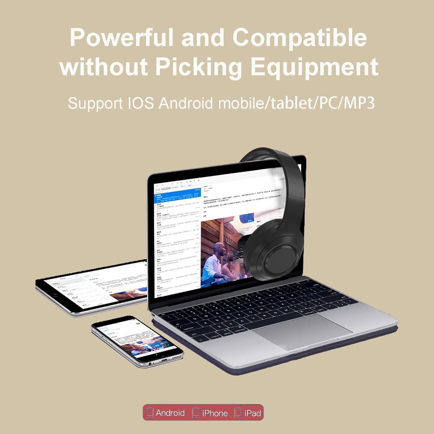 Auriculares Inalámbricos Bluetooth YYTSGG JIE451GV1245 Negros