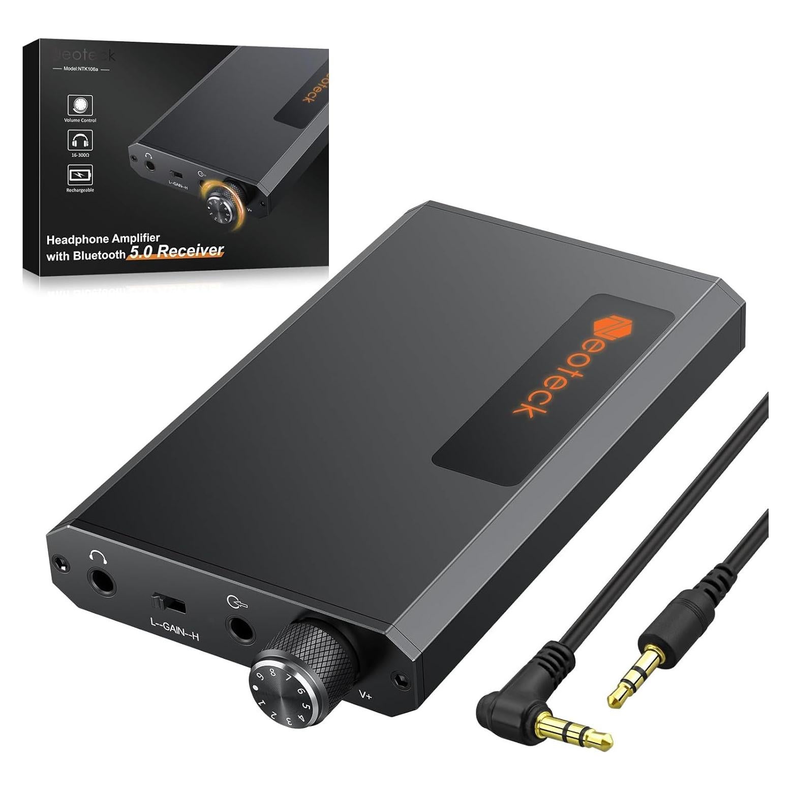 Amplificador de Auriculares Neoteck HiFi Bluetooth 5.0 16-300Ω