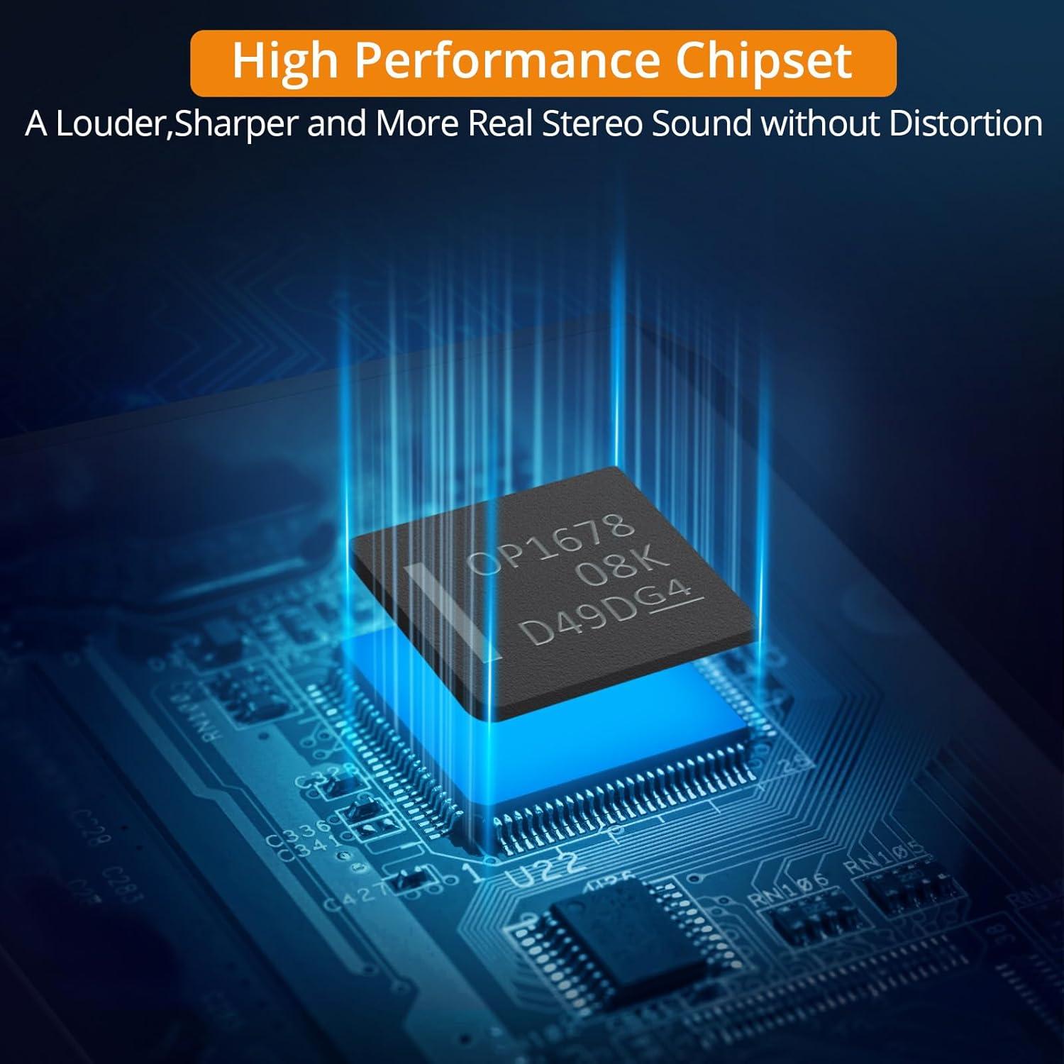 Amplificador de Auriculares Neoteck HiFi Bluetooth 5.0 16-300Ω