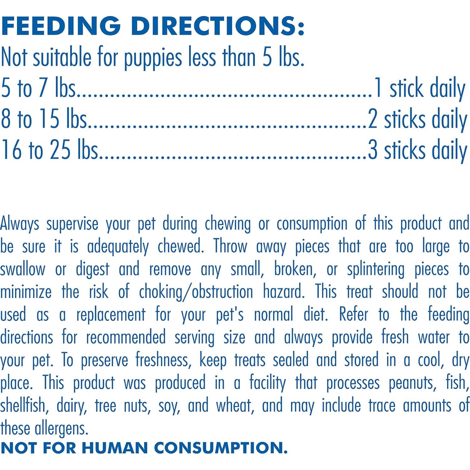 Palitos de Dentición N-Bone para Cachorros Sabor Mantequilla