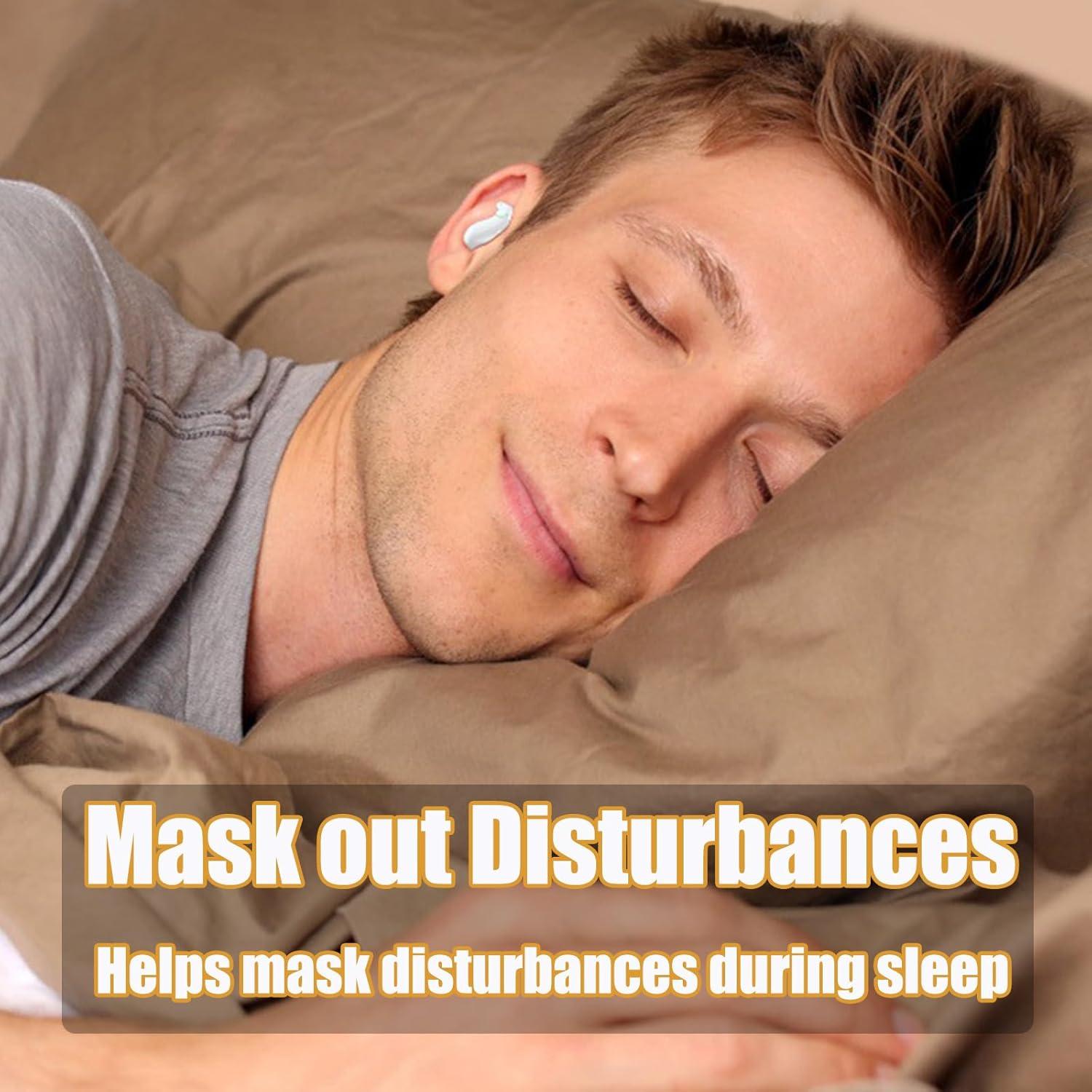 Sleep Headphones sleep headphones wireless bluetooth Sleep Earbuds for Side Sleepers Sleep Earbuds Invisible Earbuds Comfortable Noise Cancelling for Insomnia Side Sleeper Snoring（black）