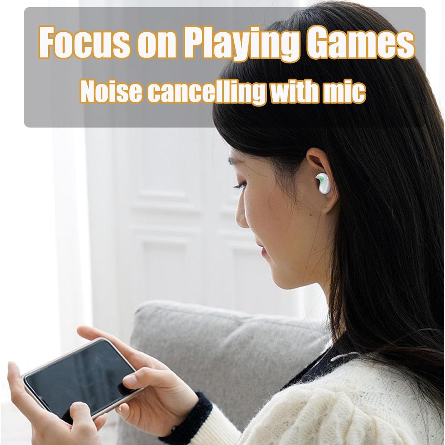 Sleep Headphones sleep headphones wireless bluetooth Sleep Earbuds for Side Sleepers Sleep Earbuds Invisible Earbuds Comfortable Noise Cancelling for Insomnia Side Sleeper Snoring（black）