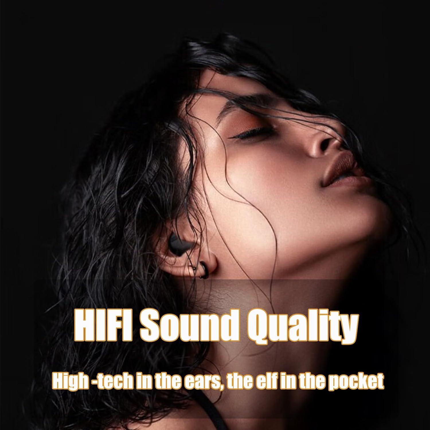 Sleep Headphones sleep headphones wireless bluetooth Sleep Earbuds for Side Sleepers Sleep Earbuds Invisible Earbuds Comfortable Noise Cancelling for Insomnia Side Sleeper Snoring（black）