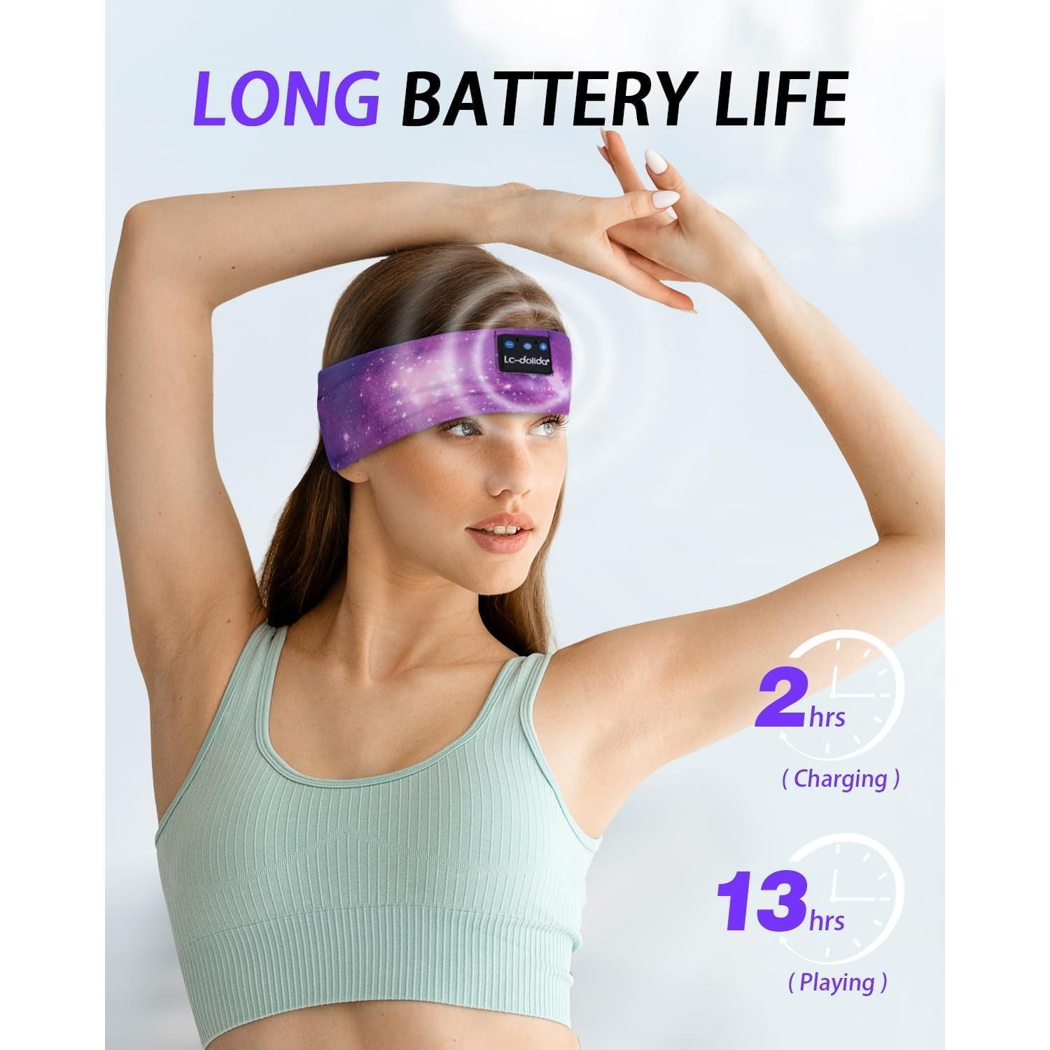 Auriculares para dormir Bluetooth LC-dolida diadema 13H