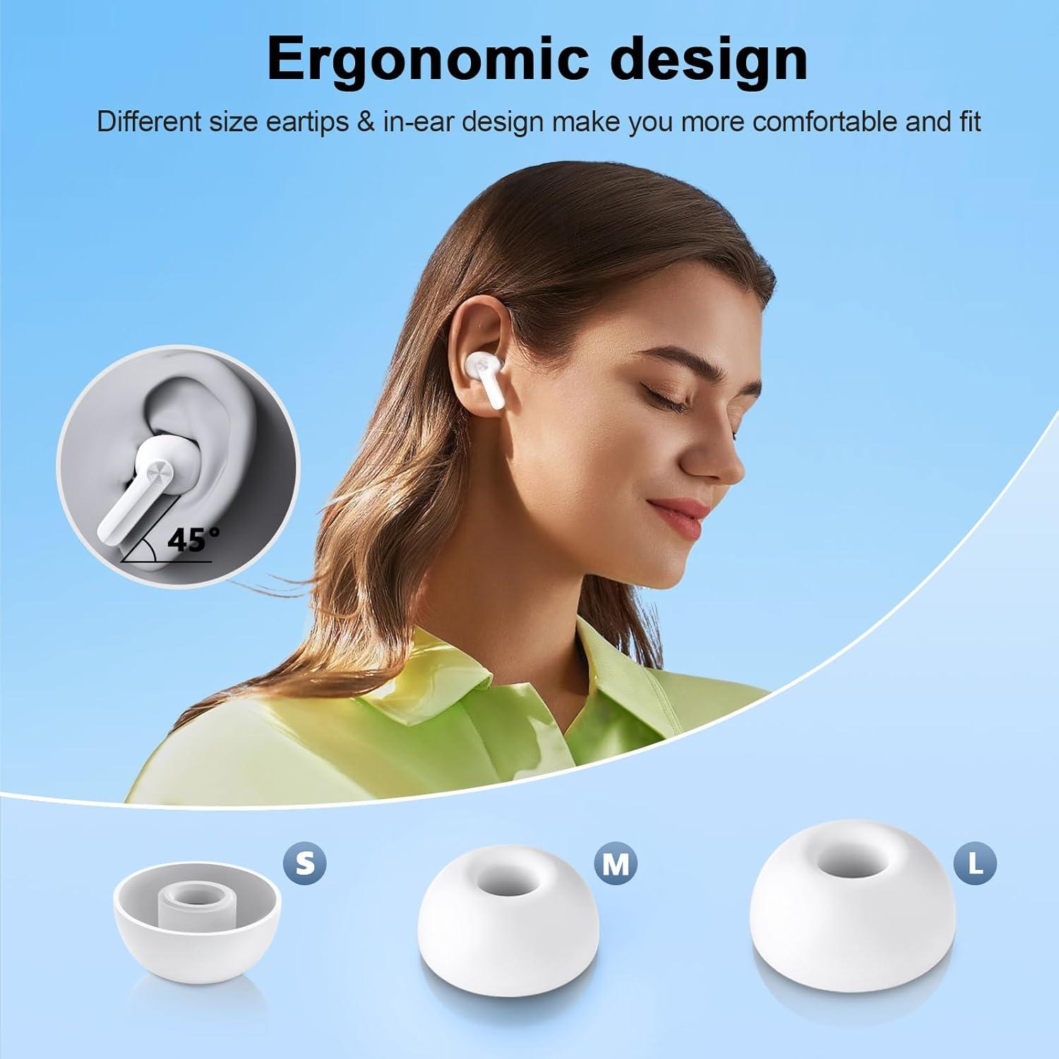 Auriculares Inalámbricos Wekily S50 Bluetooth 5.3 Estéreo HiFi