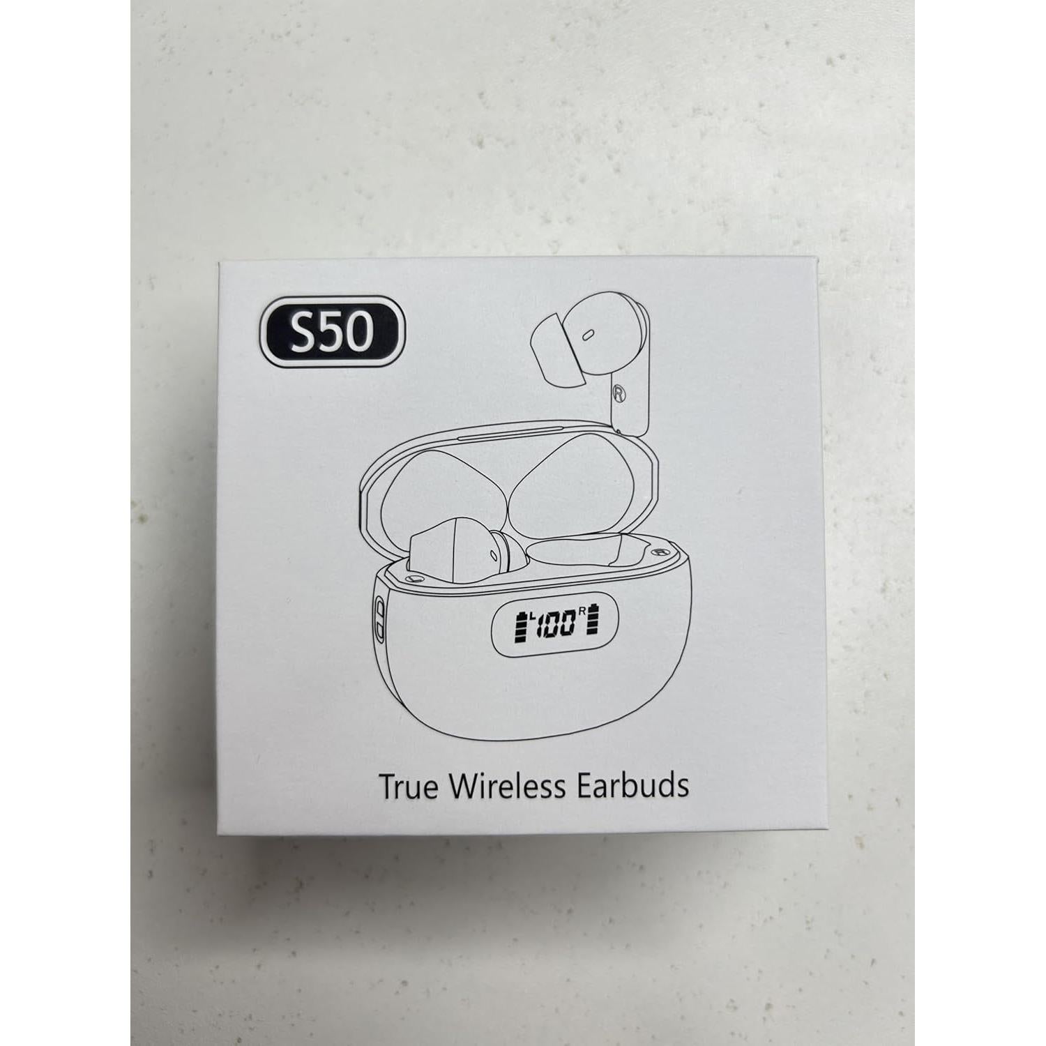 Auriculares Inalámbricos Wekily S50 Bluetooth 5.3 Estéreo HiFi