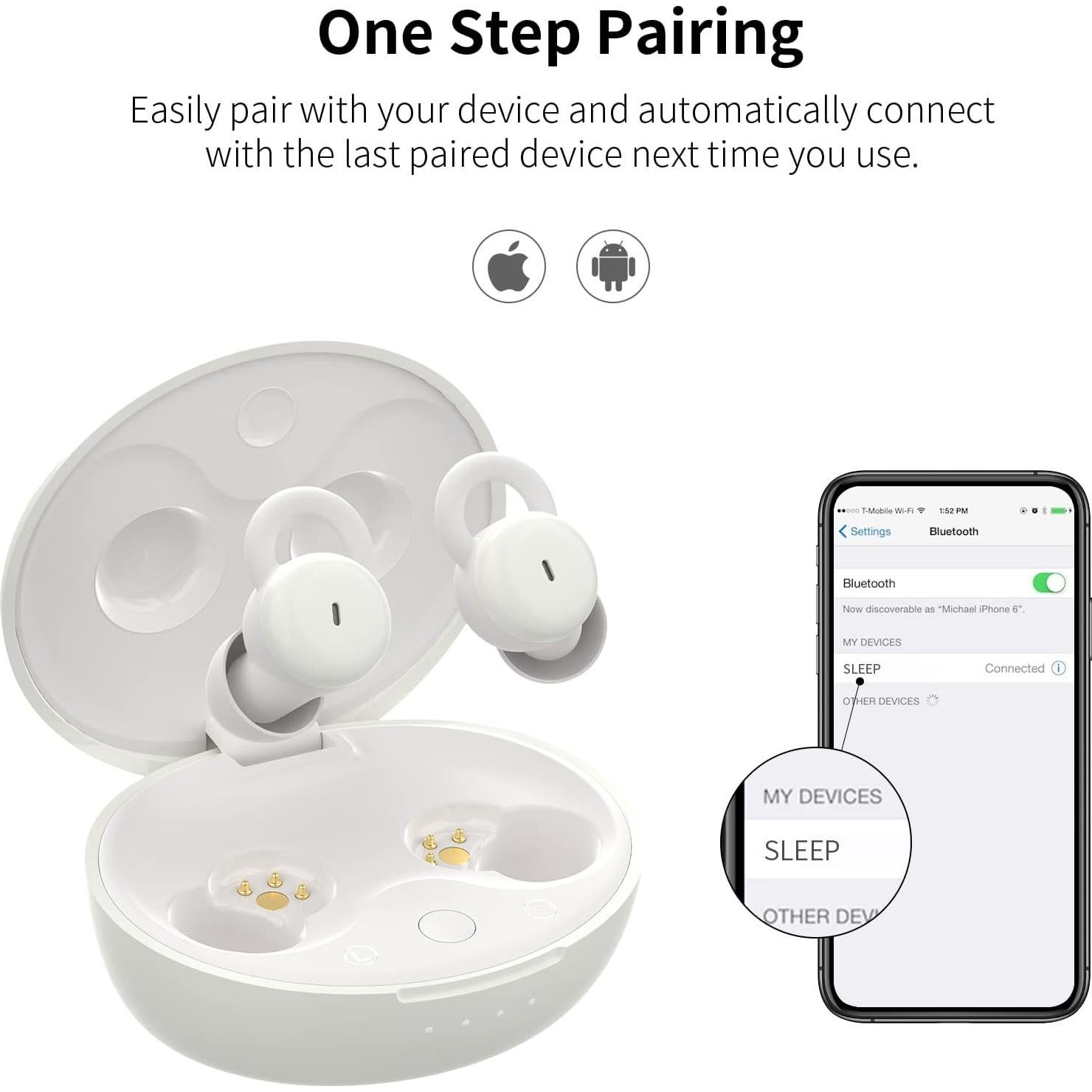 Auriculares Inalámbricos para Dormir WEDOKING Bluetooth 5.2