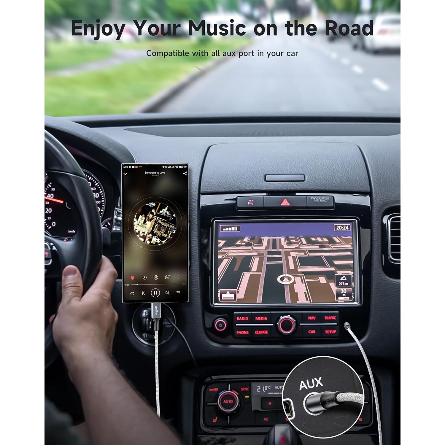 Cable de Audio USB C a 3.5mm LERTOSEN - Paquete de 2, 1.22m