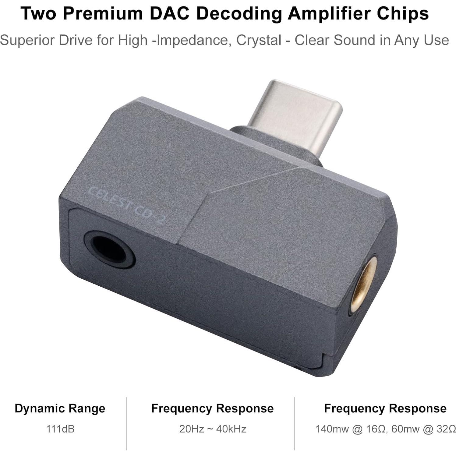 Amplificador de Auriculares Kinera CD-2 USB-C 32bit/384kHz