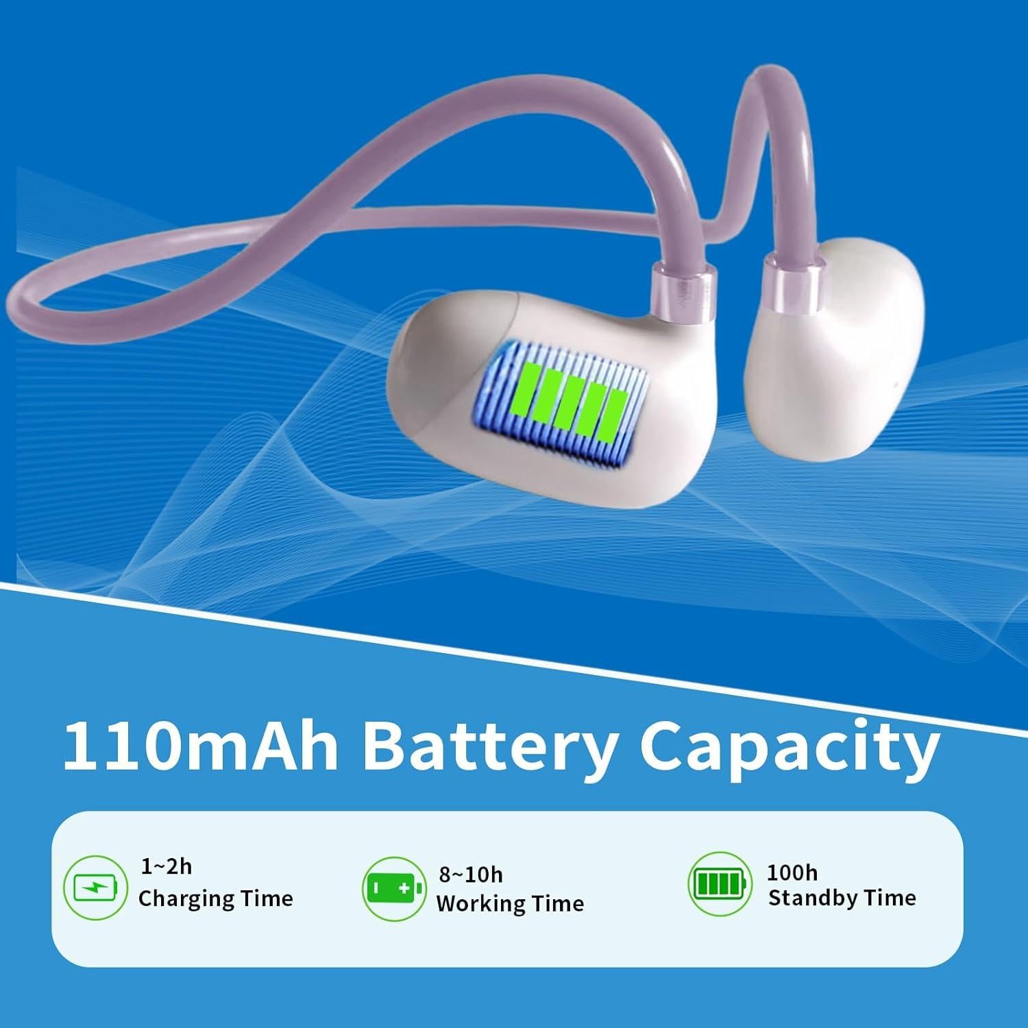 Auriculares Inalámbricos EJEAS X3 con Luz LED y Resistencia al Agua