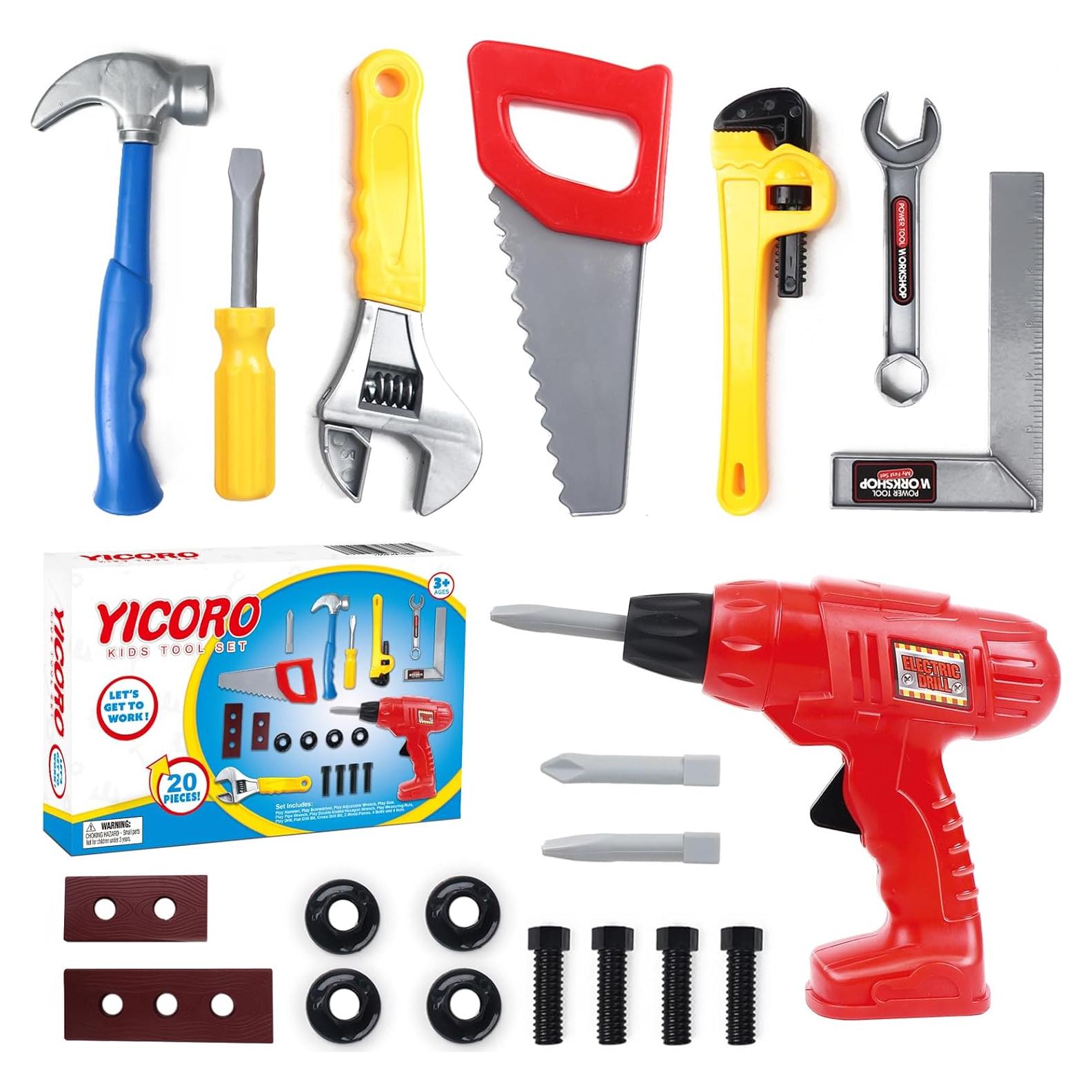 Juego de Herramientas para Niños YICORO 20 PZS Educativo