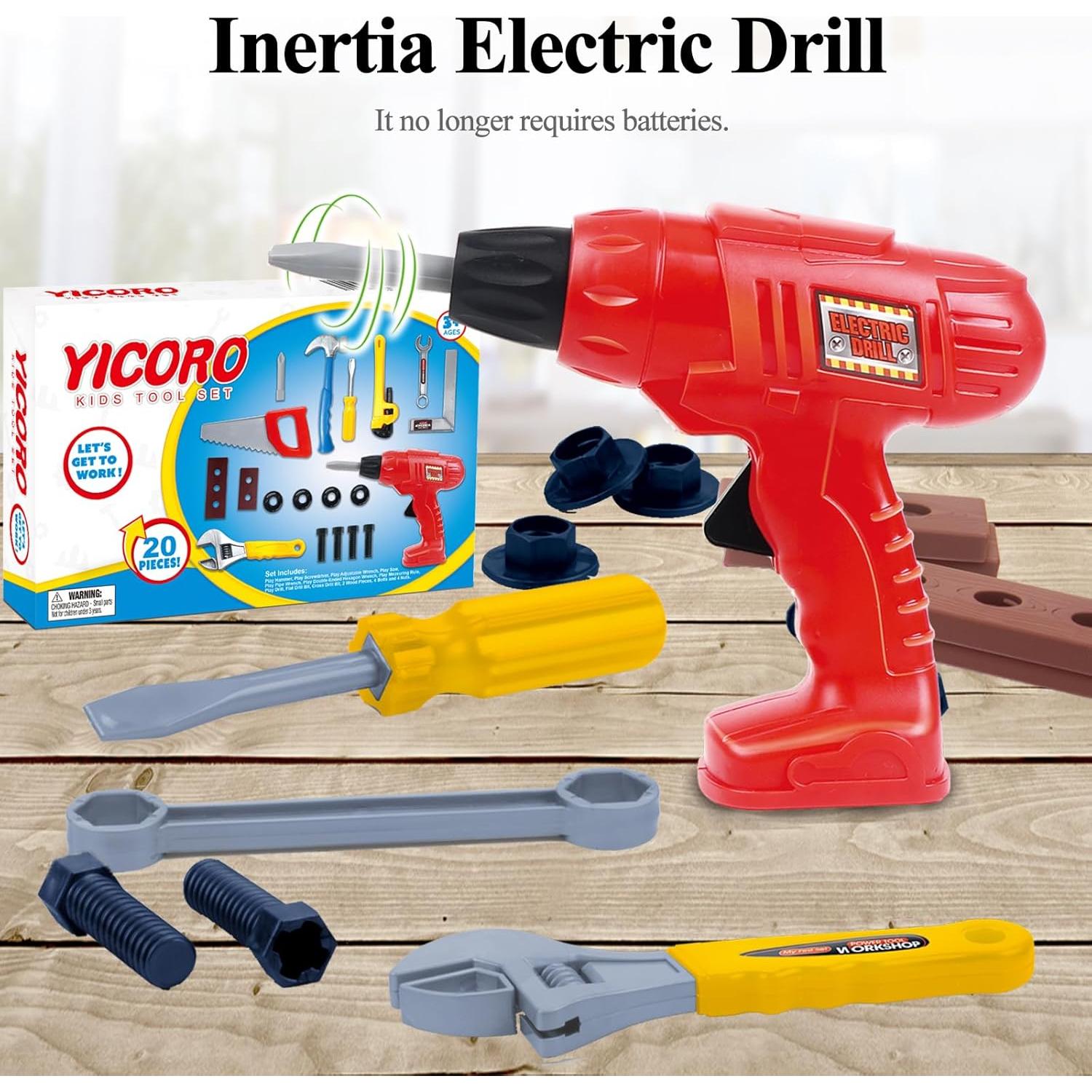 Juego de Herramientas para Niños YICORO 20 PZS Educativo