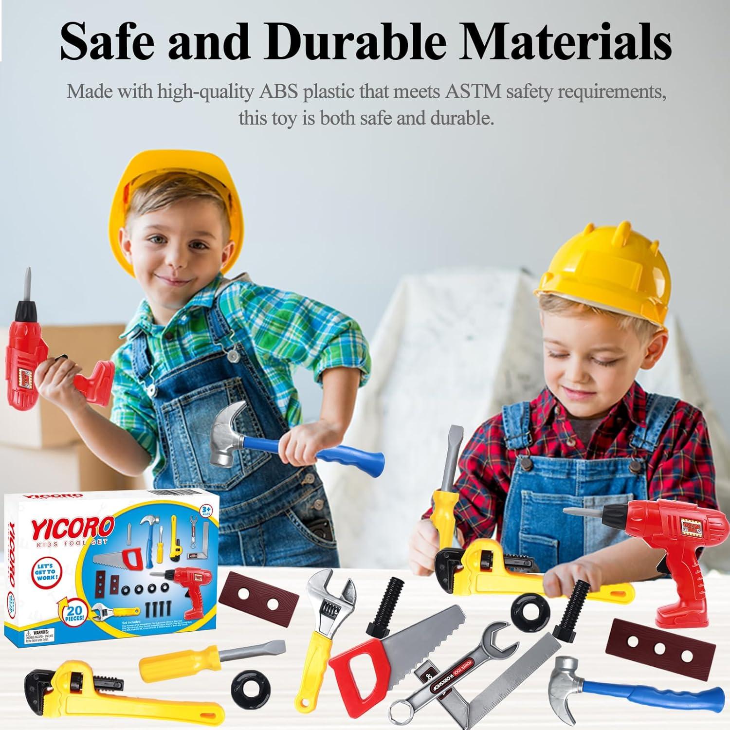 Juego de Herramientas para Niños YICORO 20 PZS Educativo