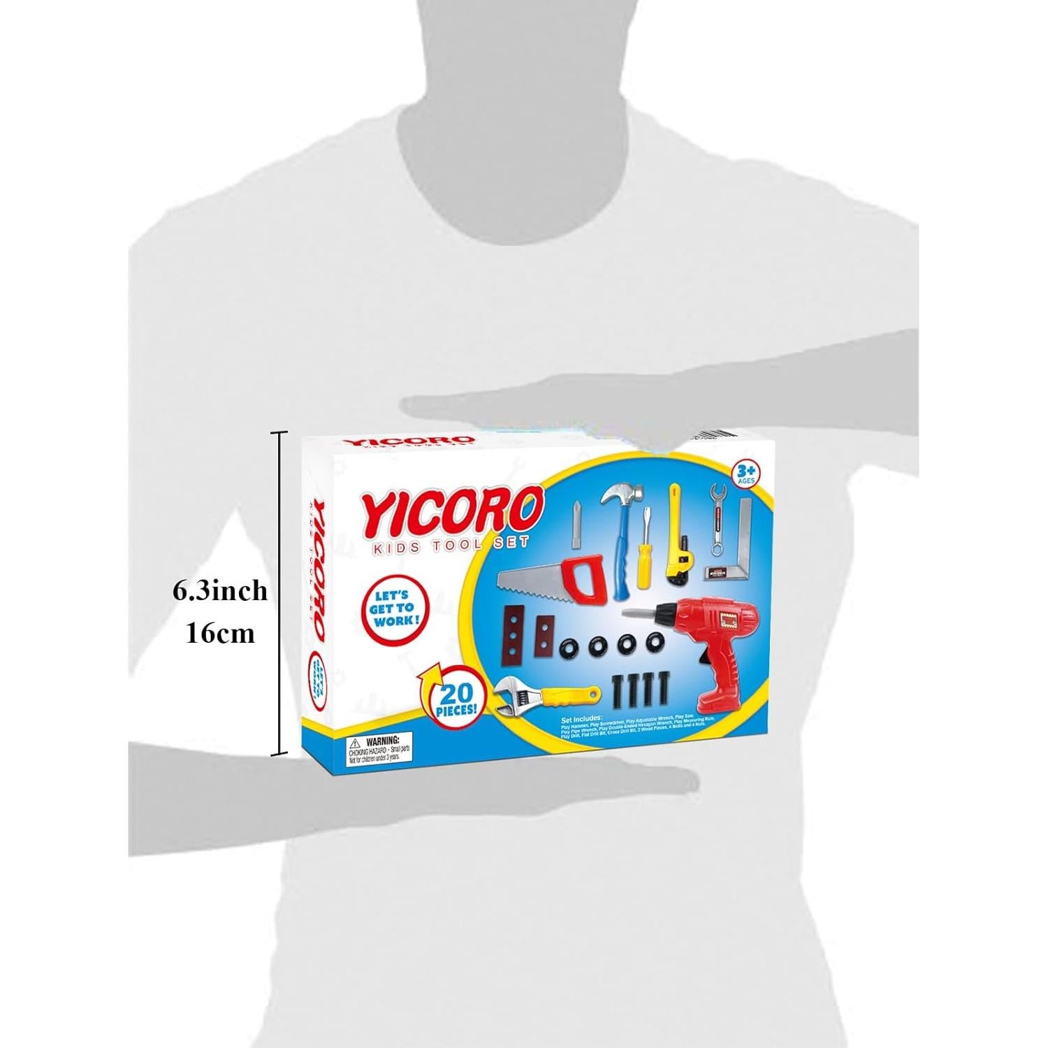 Juego de Herramientas para Niños YICORO 20 PZS Educativo