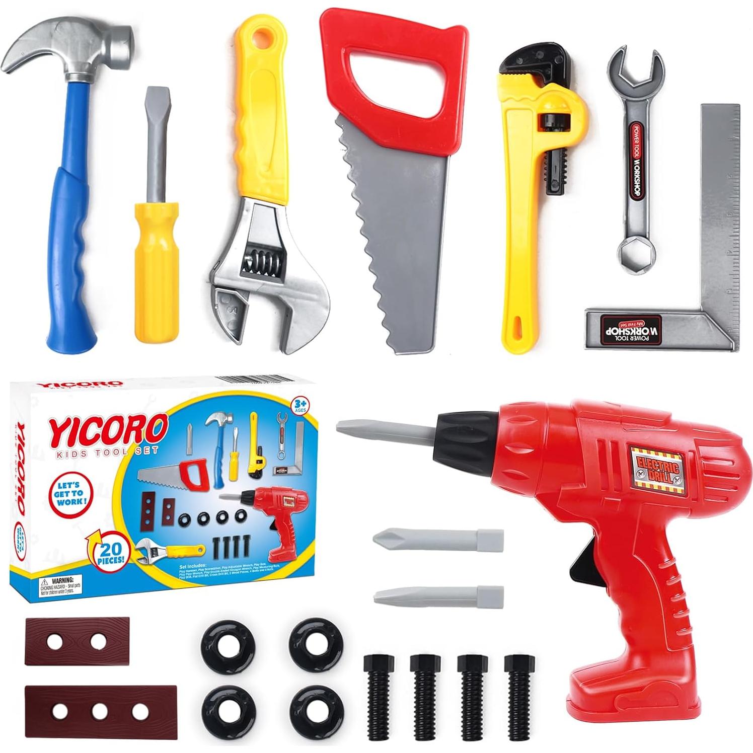 Juego de Herramientas para Niños YICORO 20 PZS Educativo